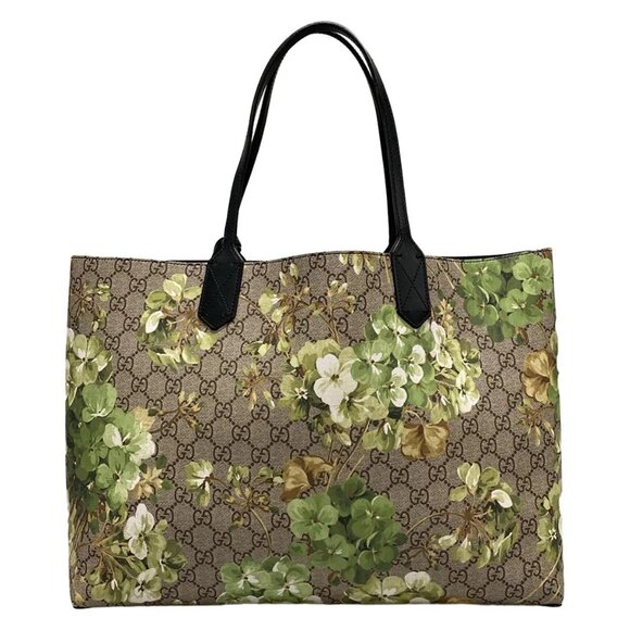 GUCCI GG Blooms Medium Reversible Leather Tote Bag bran684-100625 - Picture 2 of 16
